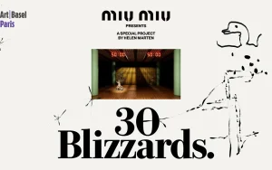 미우미우 명품 럭셔리 전시 파리 최로 개최 렐렌마린 퍼포먼스