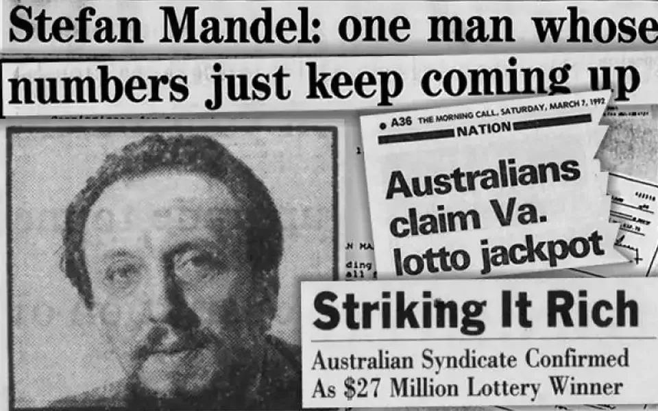 14번 로또 1등, 운이 아닌 수학으로 거머쥔 천재 경제학자 스테판 만델 2 로또 경제학자 교수 수학 스테판만델 이야기 당첨 확률