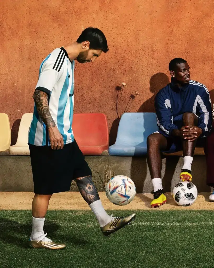 세 개의 파도, 하나의 열정: 아디다스, 2026 북중미 월드컵 공인구 '트리온다' 공개 2 아디다스 북중미 월드컵 트리온다 축구 공인구 축구공 공개