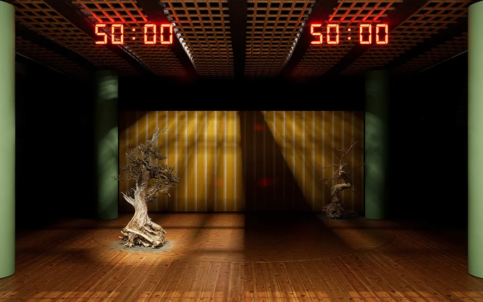 미우미우 명품 럭셔리 전시 파리 최로 개최 렐렌마린 퍼포먼스