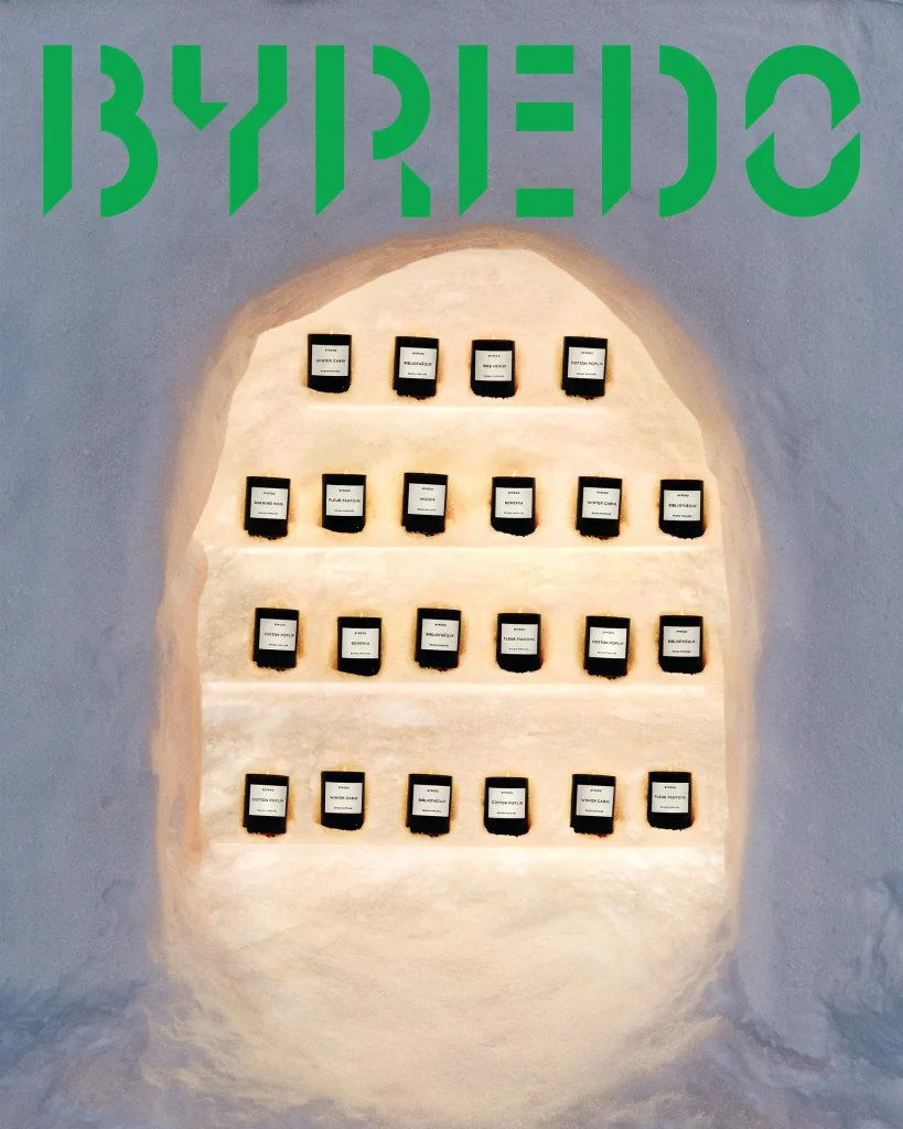 バイレド 2025 ホリデーコレクション: 北欧の冬の叙情詩 4 바이레도 향수 니치향수 컬렉션 겨울 최초 브랜드 명품 캔들 아이쉐도