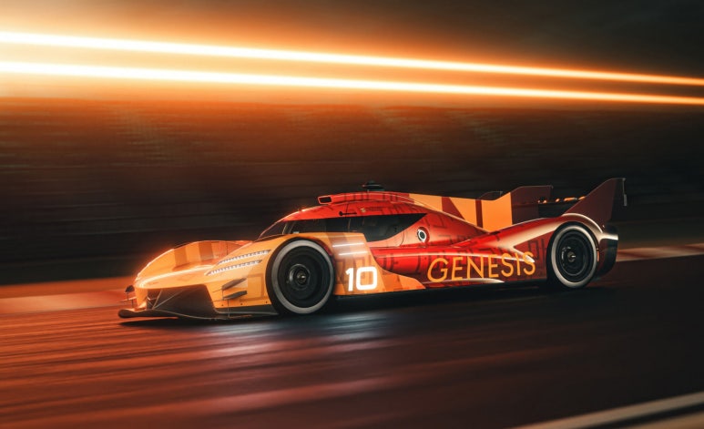 제네시스 엔진 하이퍼카 르망24 wec 도전 공개 마그마